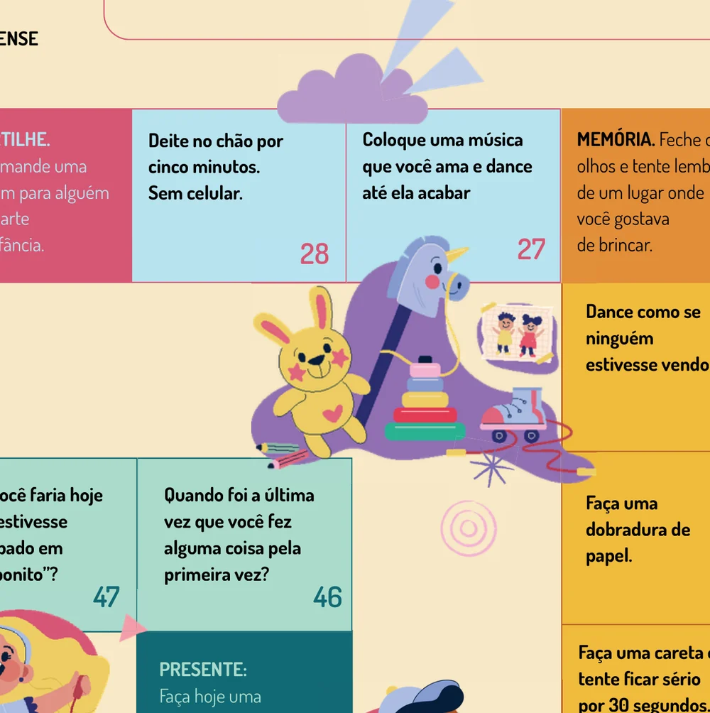 Casas do jogo com convites para fazer como criança