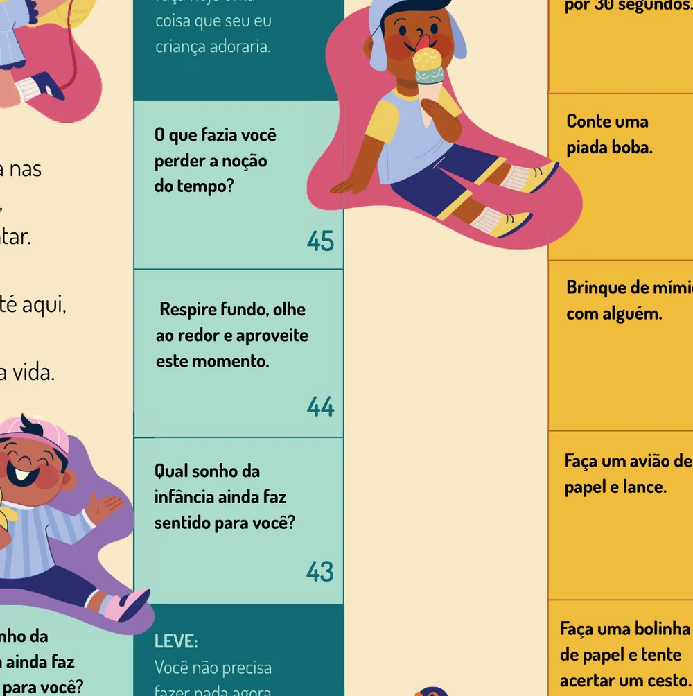 Casas ilustradas do jogo Era uma vez você